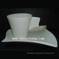 Porcelain Cup and Saucer (CY-P539)